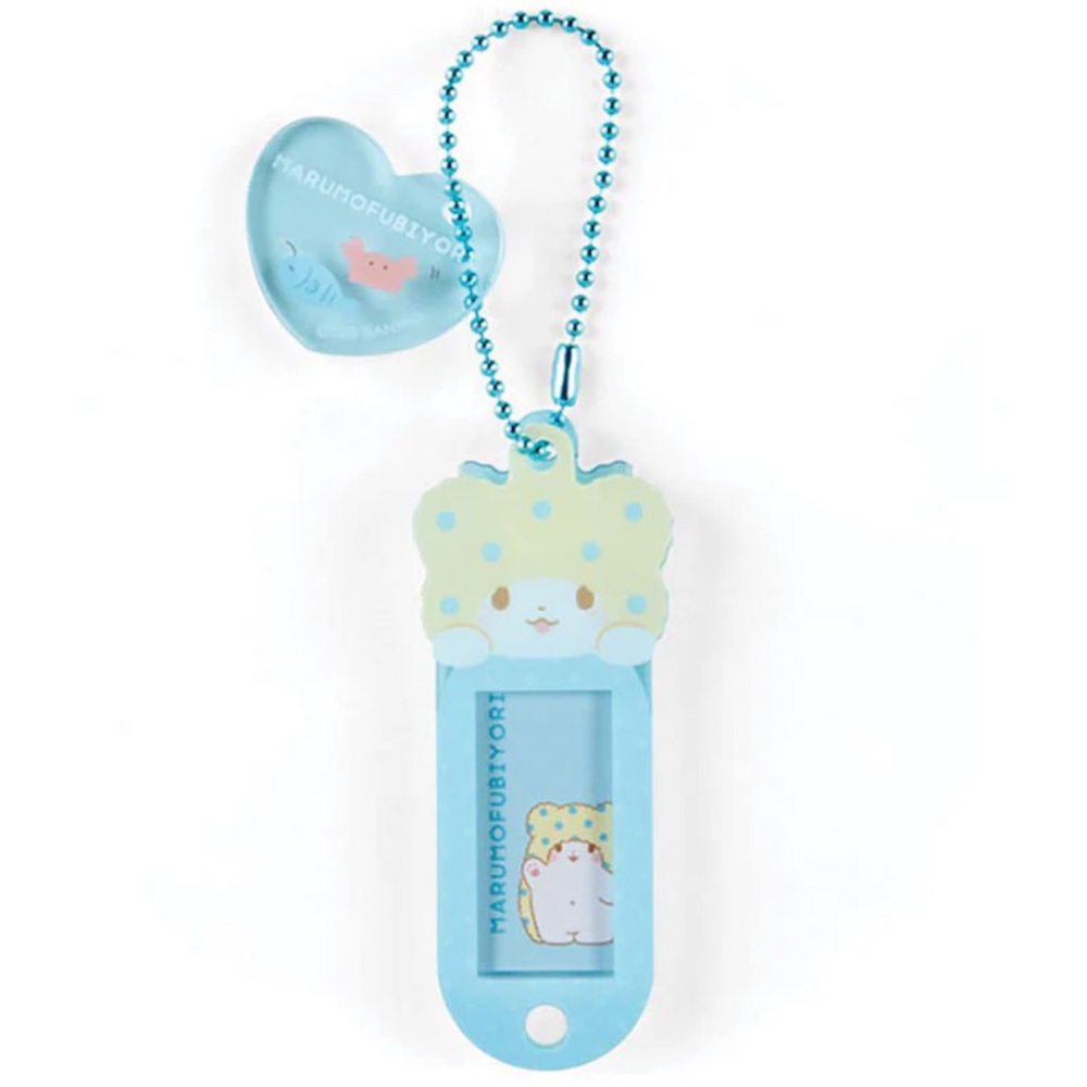 ✅Sanrio Name Tag Keychain Marumofubiyori
 with Heart Charm